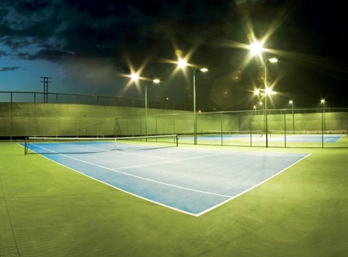 teniski teren, podloga za teniski teren i mreža za tenis